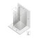 Душевое ограждение L 80x110x200 Avexa gold New Trendy брашированное золото арт. EXK-3074