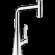 Hansgrohe смеситель для кухни, с вытяжным душем, Metris Select M71, глянцевый хром арт. 73816000