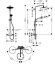 Hansgrohe душевая стойка, Croma Select, матовый черный арт. 26890670