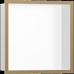 Hansgrohe настенный короб с цветом корпуса и дизайнерской рамой, 30х30х10 см, XtraStoris Individual, матовая бронза арт. 56099140 Hansgrohe настенный короб с цветом корпуса и дизайнерской рамой, 30х30х10 см, XtraStoris Individual, матовая бронза арт. 56099140