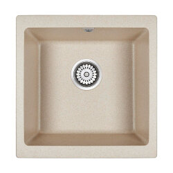 Кухонная мойка из кварца Brilon Paulmark 445х460, подст. мон. PM104546-BE цвет: бежевый