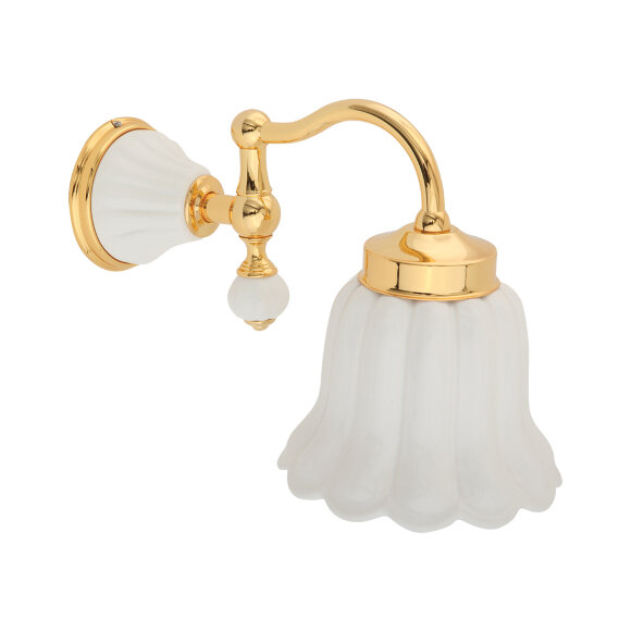 Светильник настенный, плафон керамика белая, Migliore Olivia арт. 17473