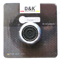 Аэратор для смесителя M28X1, DC1600201  -  D&K цвет: хром Аэратор для смесителя M28X1, DC1600201  -  D&K цвет: хром