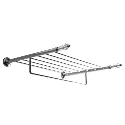 3SC Полочка 50х40см, с полотенцедержателем ,  Boheme цвет: хром арт. BO99SL