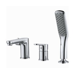 Смеситель на борт ванны, DA1394941  - Rhein D&K цвет: хром