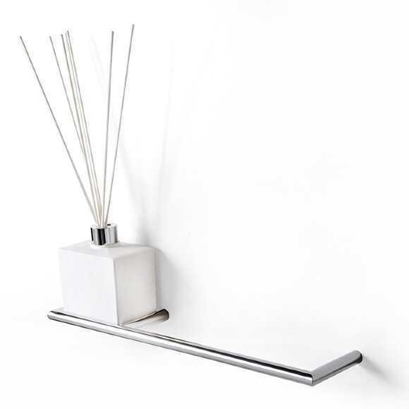 3SC Полотенцедержатель и ароматический диффузор, 40см., слева, подвесной, композит Solid Surface,  Guy цвет: белый арт. GU10PSXSL