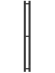 Полотенцесушитель X-2 plaza neo 120/8 электрический Двин, чёрный матовый арт. 4657801240973