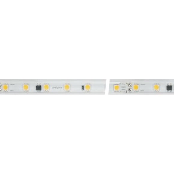 Светодиодная влагозащищенная лента 8W/m 54LED/m 5060SMD дневной белый 50M Arlight - 027057(2)