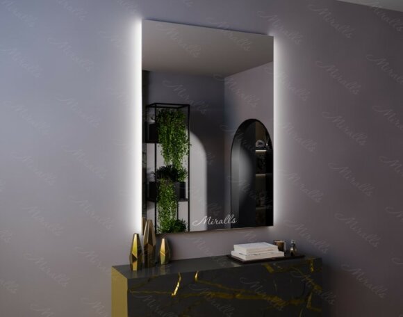 Прямоугольное зеркало с подсветкой Alcor 188.2x111.3 (Индивидуальное изготовление)