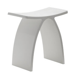 Стульчик для ванной ABBER Stein, цвет: белый матовый, арт. AS1639 Стульчик для ванной ABBER Stein, цвет: белый матовый, арт. AS1639