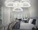 Потолочная светодиодная люстра Acrylica Original хай-тек FA4508, Ambrella light цвет: белый
