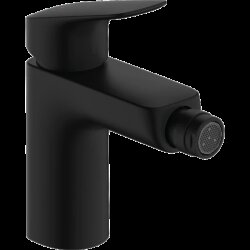 Hansgrohe смеситель для биде со сливным гарнитуром, Hansgrohe Logis, матовый черный арт. 71200670