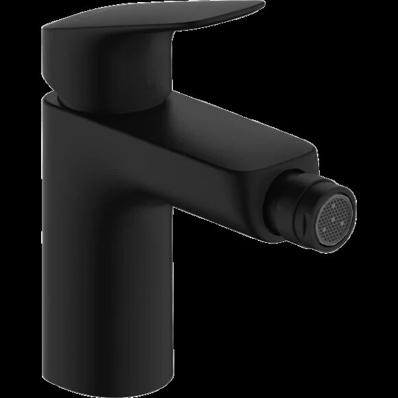 Hansgrohe смеситель для биде со сливным гарнитуром, Hansgrohe Logis, матовый черный арт. 71200670