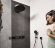 Hansgrohe верхний душ с настенным креплением скрытого монтажа, Rainfinity, матовый черный арт. 26234670