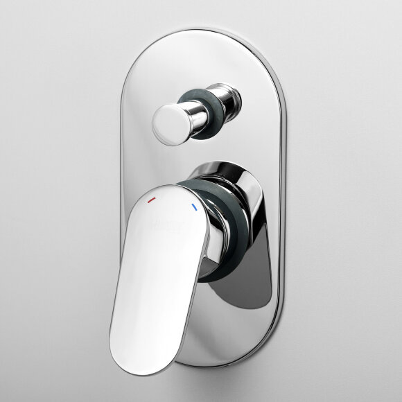 Смеситель для ванны и душа Donau 5361 WasserKRAFT цвет: Хром Смеситель для ванны и душа Donau 5361 WasserKRAFT цвет: Хром