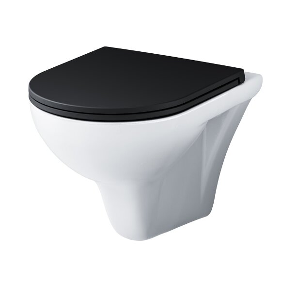 Унитаз подвесной FlashClean с сиденьем микролифт Gem AM.PM, арт. C901700SCmb цвет: белый
