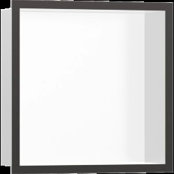 Hansgrohe настенный короб с цветом корпуса и дизайнерской рамой, 30х30х10 см, XtraStoris Individual, матовый черный арт. 56099340 Hansgrohe настенный короб с цветом корпуса и дизайнерской рамой, 30х30х10 см, XtraStoris Individual, матовый черный арт. 56099340