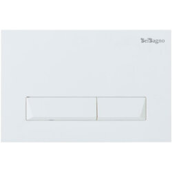 BelBagno Клавиша смыва белый, MARMI, арт. BB009-MR-BIANCO