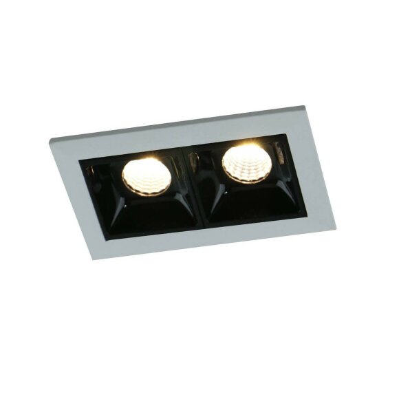 Встраиваемый светодиодный светильник, вид современный Grill Arte Lamp цвет:  белый - A3153PL-2BK