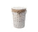 Плетеная корзина для белья с крышкой Aller WB-106-S  WasserKRAFT цвет: Белый