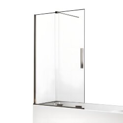 Шторка для ванны 160 см Smart chrome New Trendy хром арт. EXK-4102 Шторка для ванны 160 см Smart chrome New Trendy хром арт. EXK-4102