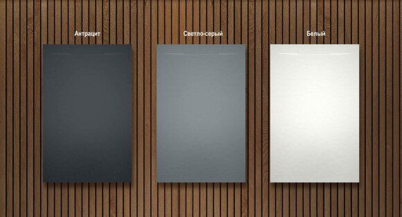 Поддон ISOLA 100x90 COLOUR ANTRACIT RIHO DR240800000000S