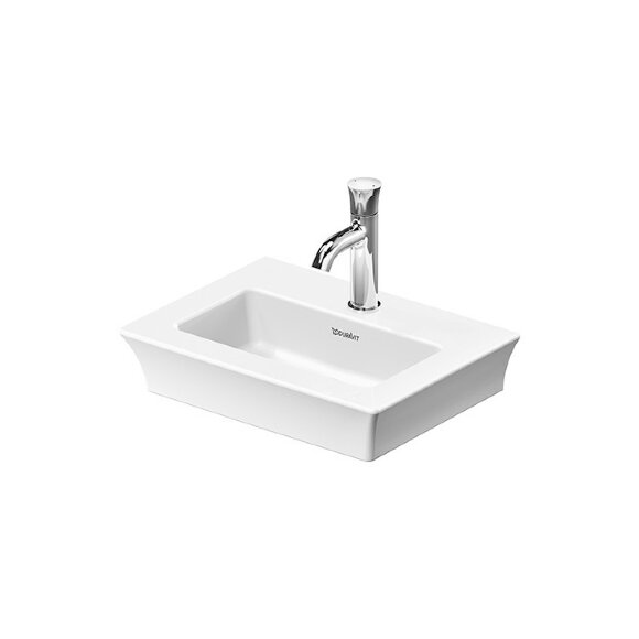 Раковина 45х30см, без перелива, с 1 отв., DURAVIT White Tulip - 0737450041 цвет: белый