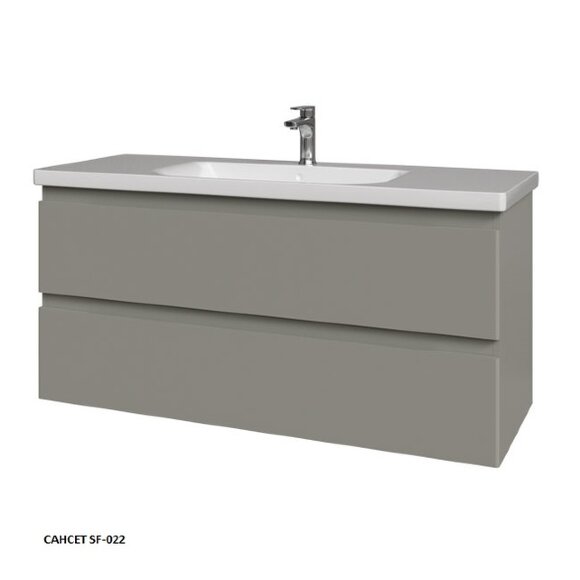 Тумба подвесная Caprigo FORTE 120 116,4x44,6x55 36116-SF025 цвет: серый