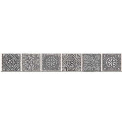 Бордюр Grey Nefertiti 6,2x40,5 Azori Grazia арт. 585581001 Бордюр Grey Nefertiti 6,2x40,5 Azori Grazia арт. 585581001