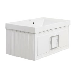 Тумба под раковину подвесная белая белый Cubo La Fenice арт. FNC-01-CUB-B-80 Тумба под раковину подвесная белая белый Cubo La Fenice арт. FNC-01-CUB-B-80