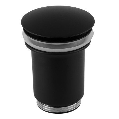 Купить Донный клапан для раковины Remer 904CC114NO цвет черный матовый в Москве
