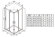 Душевая дверь Ravak blsrv2k-100 профиль хром стекло transparent Blix Slim (Чехия) - X1XMA0C00Z1