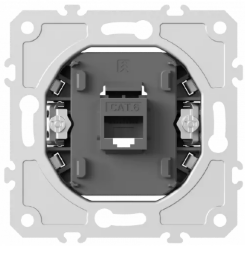Механизм розетки RJ45 одиночная Donel DB cat.6/ClassE-8, арт. DB16100