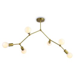 Подвесная люстра Traditional хай-тек TR8038, Ambrella light цвет: латунь