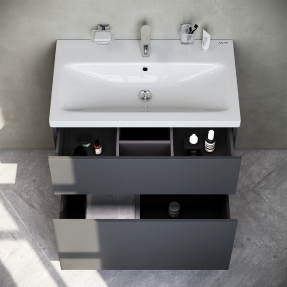 База под раковину напольная Gem AM.PM, арт. M90FSX07522GM32 цвет: серый