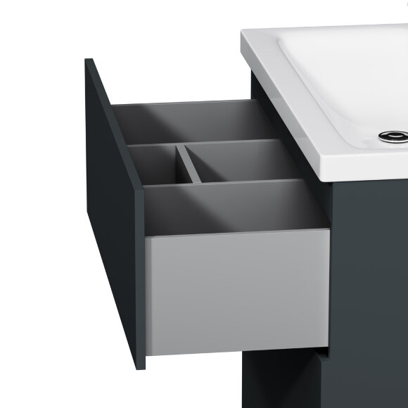 База под раковину напольная Gem AM.PM, арт. M90FSX07522GM32 цвет: серый