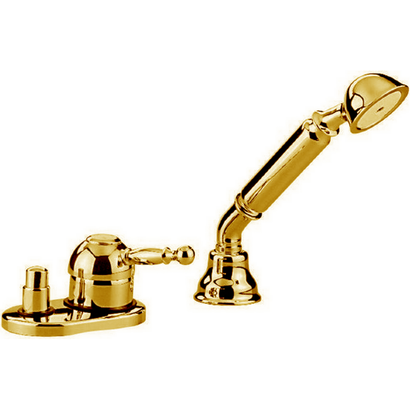 Смеситель на борт ванны на 2 отверстия, без излива CISAL Arcana Royal цвет: золото арт. AY00129024