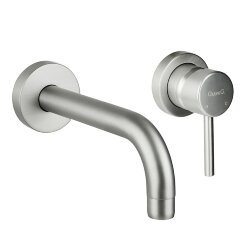 Смеситель для раковины из стены, излив 200 мм Giulini Futuro F6520-20NKO цвет: никель матовый