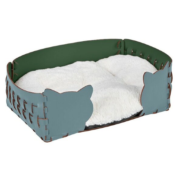 Лежанка Cat ADJ Италия, 35x20xH15 цвет: небесный (эвкалипт) арт. 1550C.50/60