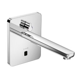 Электронный смеситель на умывальник, хром глянцевый, ZENTA Kludi арт. 3840005