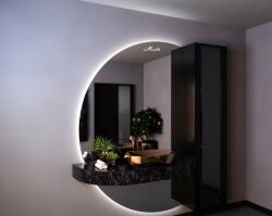 Зеркало с подсветкой Miralls Enigma 137x180 + 80x15 см (Индивидуальное изготовление) Зеркало с подсветкой Miralls Enigma 137x180 + 80x15 см (Индивидуальное изготовление)