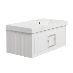 Тумба под раковину подвесная белая белый Cubo La Fenice арт. FNC-01-CUB-B-90 Тумба под раковину подвесная белая белый Cubo La Fenice арт. FNC-01-CUB-B-90