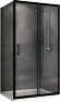 Душевой уголок Schwarzer Diamant 1000x800мм, Черный, ABBER арт. AG30100B-S80B