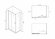 Душевой уголок Schwarzer Diamant 1000x800мм, Черный, ABBER арт. AG30100B-S80B