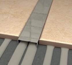 Профиль нержавеющий бордюрный PRACHTIG UC12-25-12 Профиль нержавеющий бордюрный PRACHTIG UC12-25-12