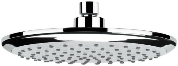 Душевая круглая антикальковая головка из abs 210 мм, подключение 1/2", Emmevi , C06660/CR цвет: хром