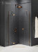 Душевое ограждение L 80x80x200 Avexa copper brushed New Trendy брашированная медь арт. EXK-3818