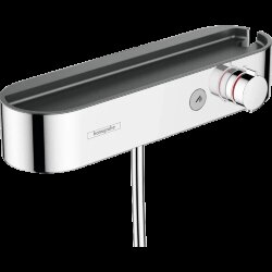 Hansgrohe смеситель для душа с термостатом с полочкой, ShowerTablet Select, глянцевый хром арт. 24360000 Hansgrohe смеситель для душа с термостатом с полочкой, ShowerTablet Select, глянцевый хром арт. 24360000