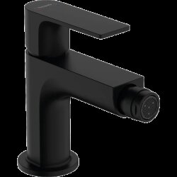 Hansgrohe смеситель для биде со сливным гарнитуром, Rebris E, матовый черный арт. 72211670