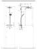 Hansgrohe душевая стойка, Raindance Select, глянцевый хром арт. 27133000